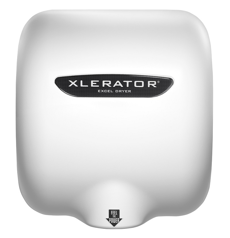 Secamanos xlerator XL W blanco frontal