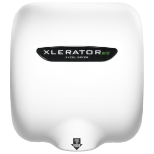 XLERATOReco XL-W-ECO Secamanos de alta velocidad cubierta metálica Epoxi blanco.